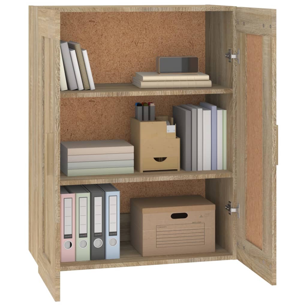 Wall cabinet, oak, 69.5x32.5x90cm, treated wood