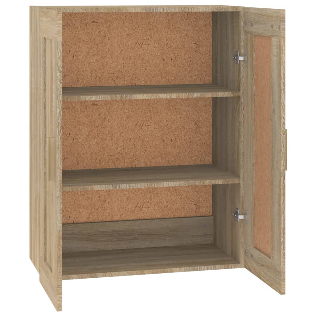 Wall cabinet, oak, 69.5x32.5x90cm, treated wood