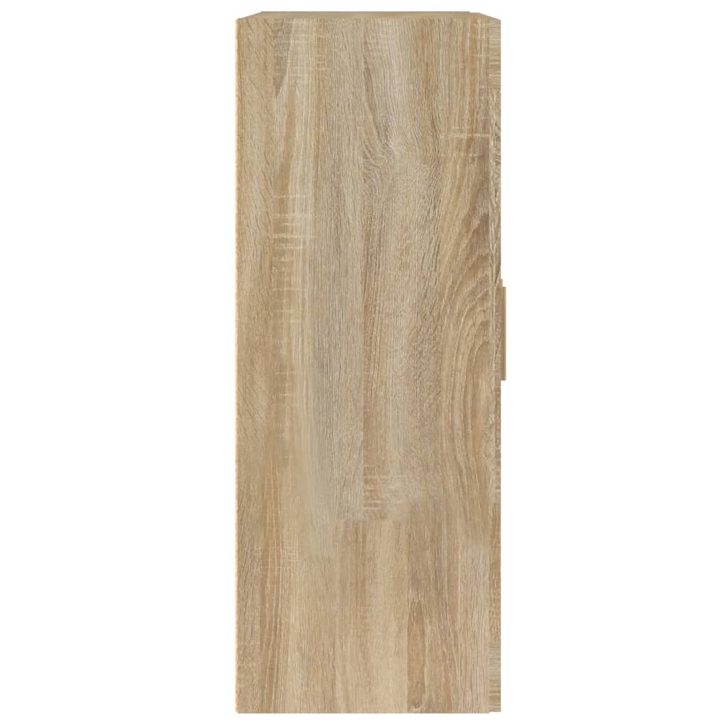 Wall cabinet, oak, 69.5x32.5x90cm, treated wood