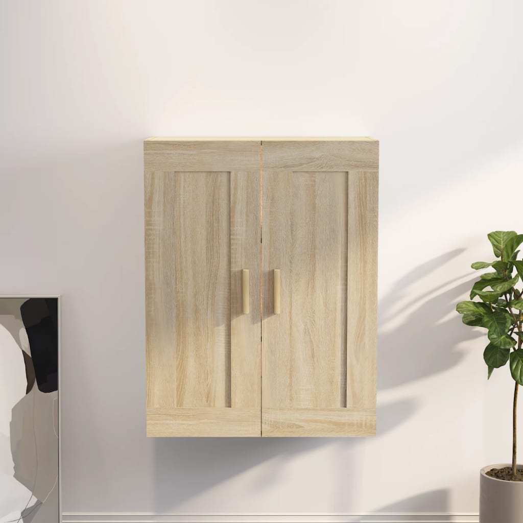 Wall cabinet, oak, 69.5x32.5x90cm, treated wood