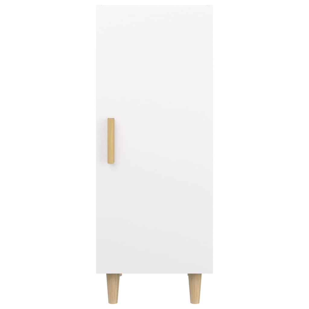 Side cabinet, white, 34.5x34x90cm, engineered wood