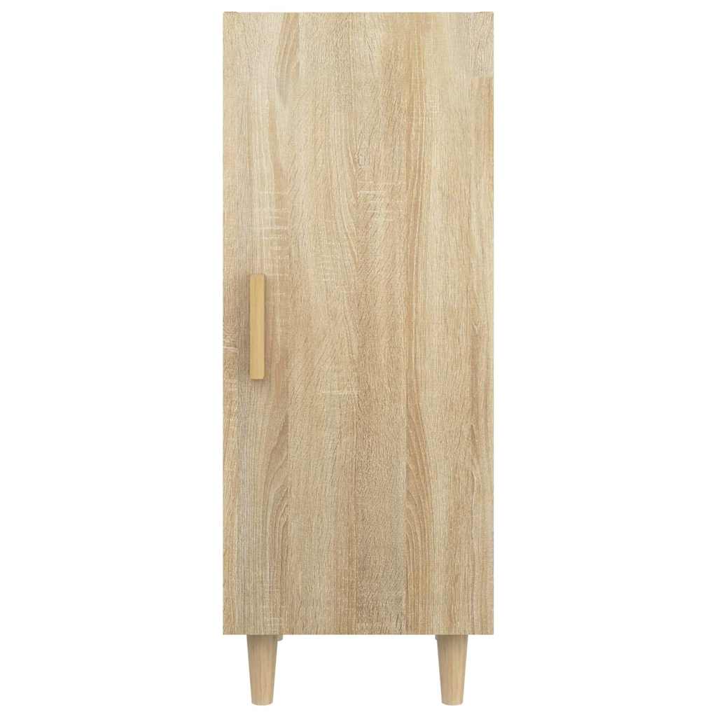 Side cabinet, oak color, 34.5x34x90cm, engineered wood