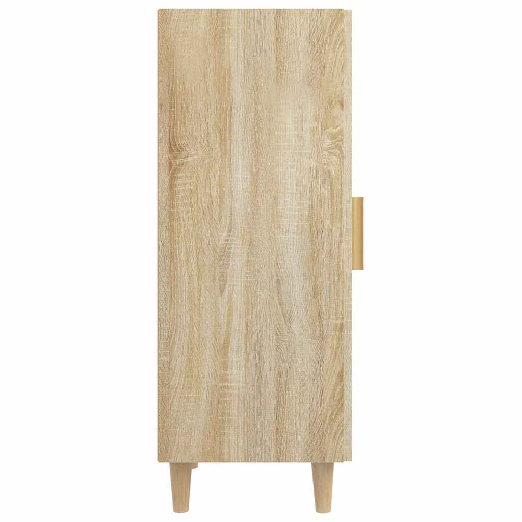 Side cabinet, oak color, 34.5x34x90cm, engineered wood