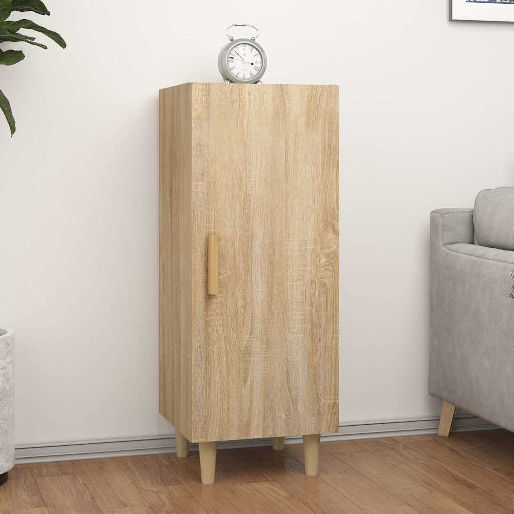 Side cabinet, oak color, 34.5x34x90cm, engineered wood