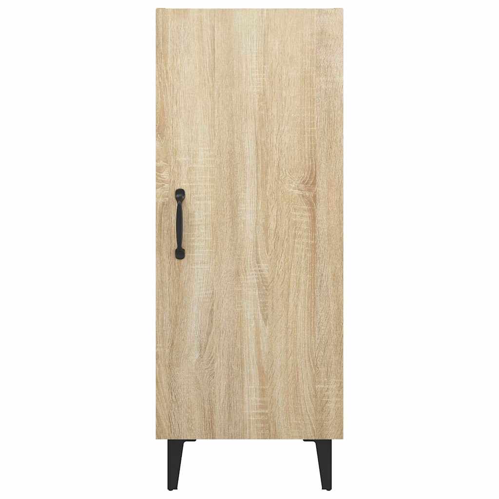 Side cabinet, oak color, 34.5x34x90cm, engineered wood