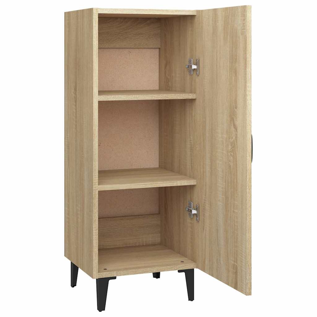 Side cabinet, oak color, 34.5x34x90cm, engineered wood