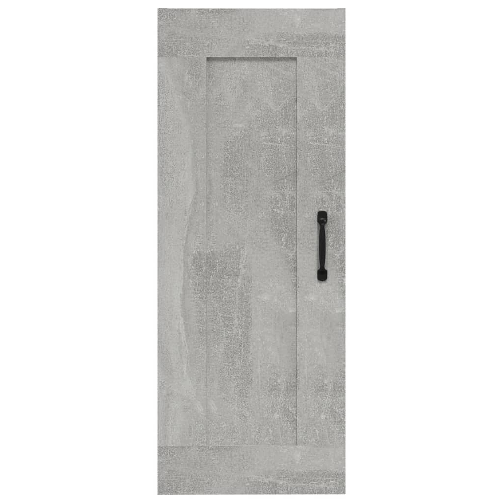 Wall cabinet, concrete grey, 35x34x90cm, engineered wood