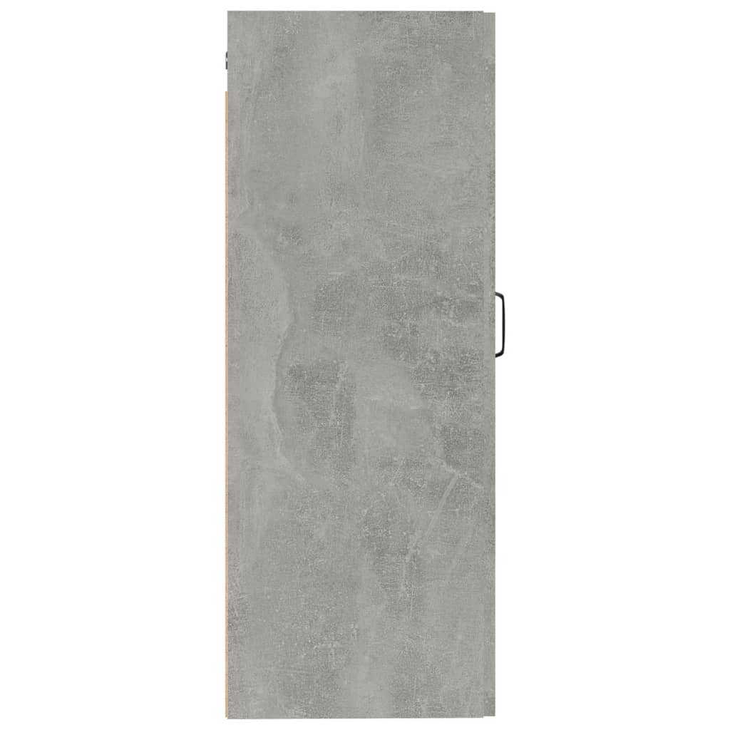 Wall cabinet, concrete grey, 35x34x90cm, engineered wood