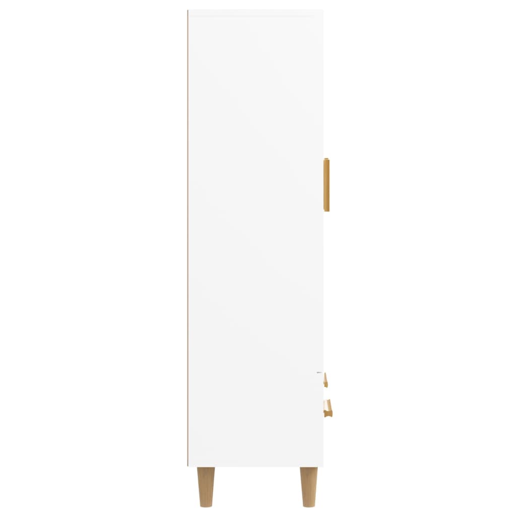 Kumode, baltā krāsā, 70x31x115cm, apstrādāta koksne