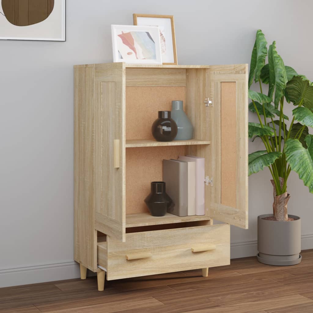 Chest of drawers, Sonoma oak, 70x31x115cm, engineered wood