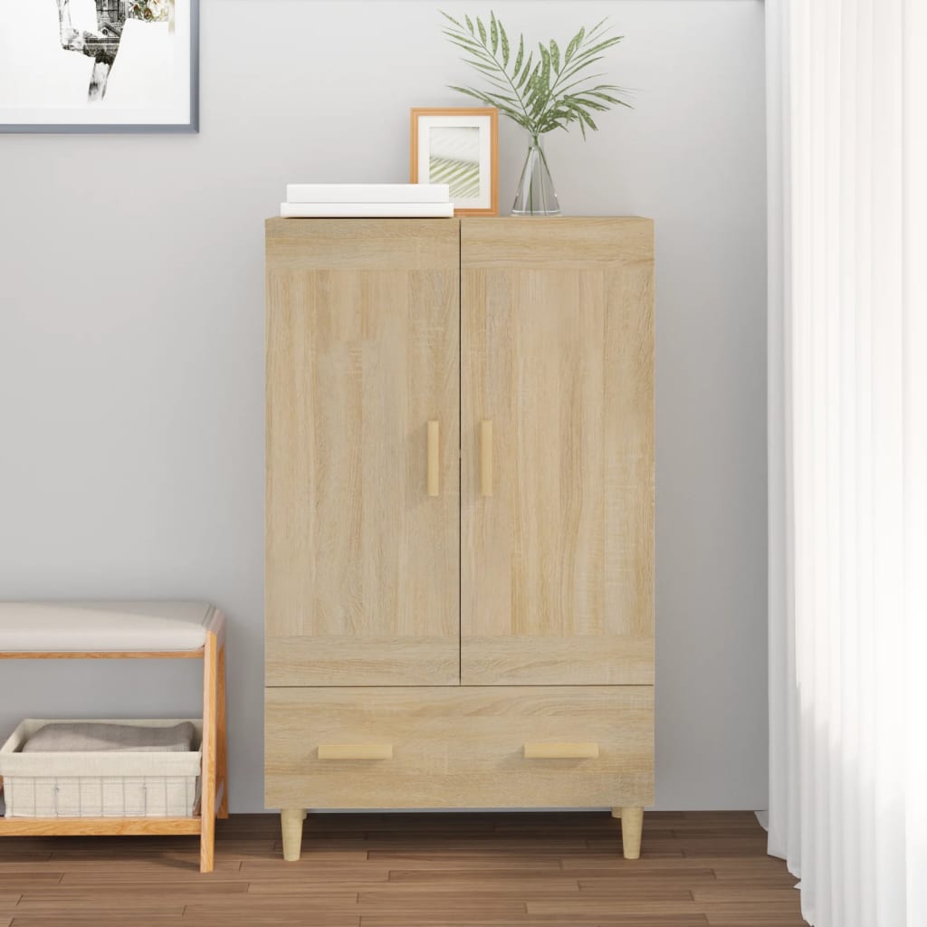 Chest of drawers, Sonoma oak, 70x31x115cm, engineered wood