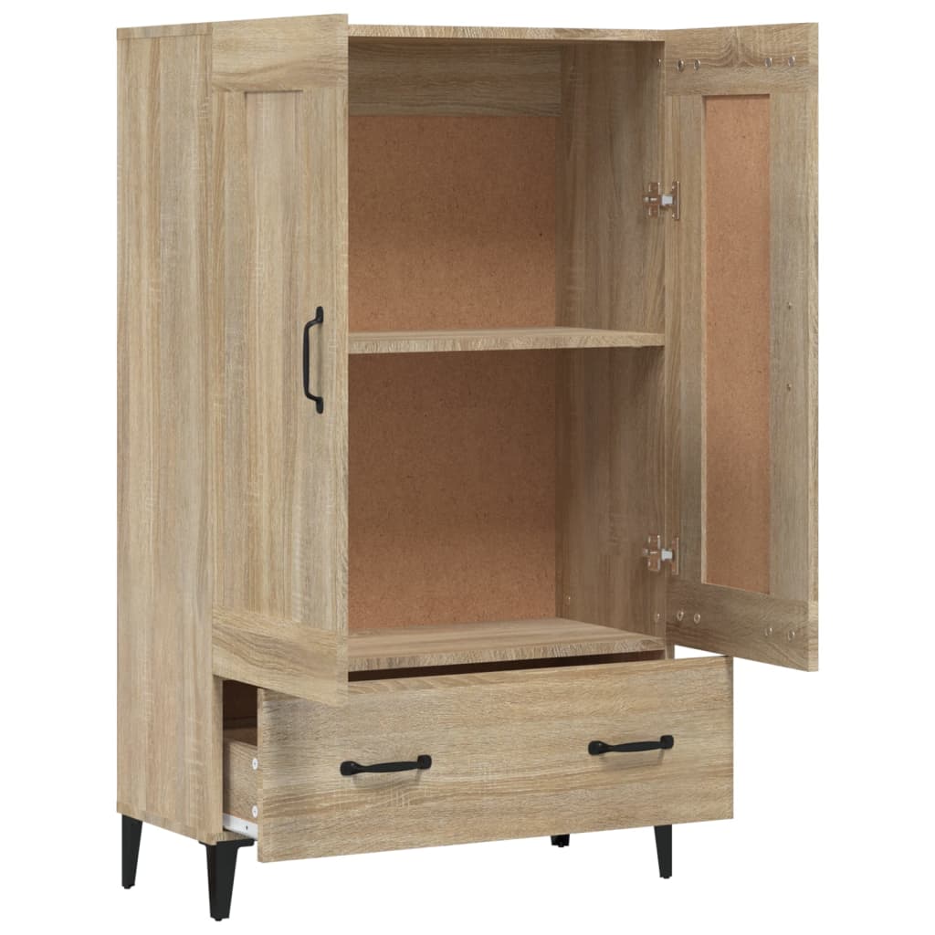 Kumode, sonomas ozolkoka krāsa, 70x31x115cm, apstrādāta koksne