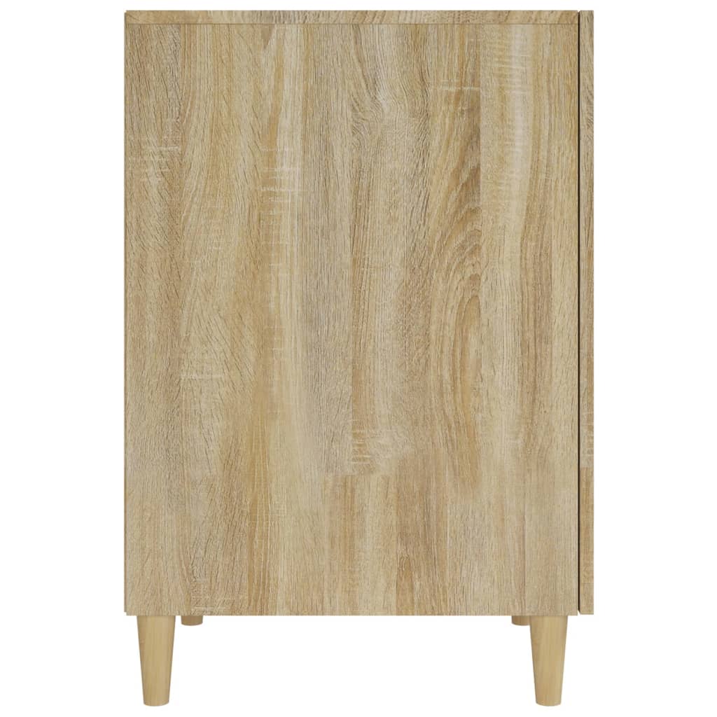 Writing desk, oak colored, 140x50x75cm, processed wood