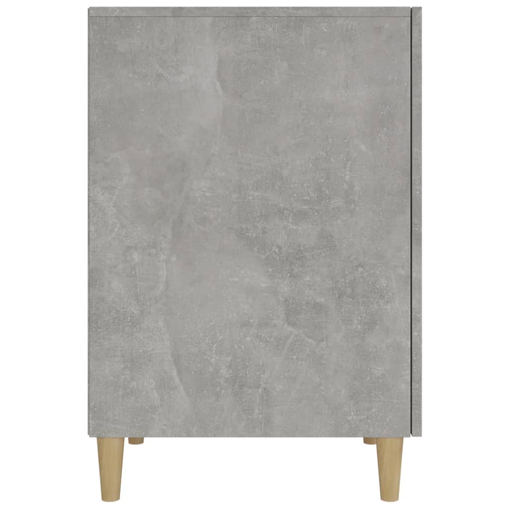 Desk, concrete gray, 140x50x75cm, engineered wood