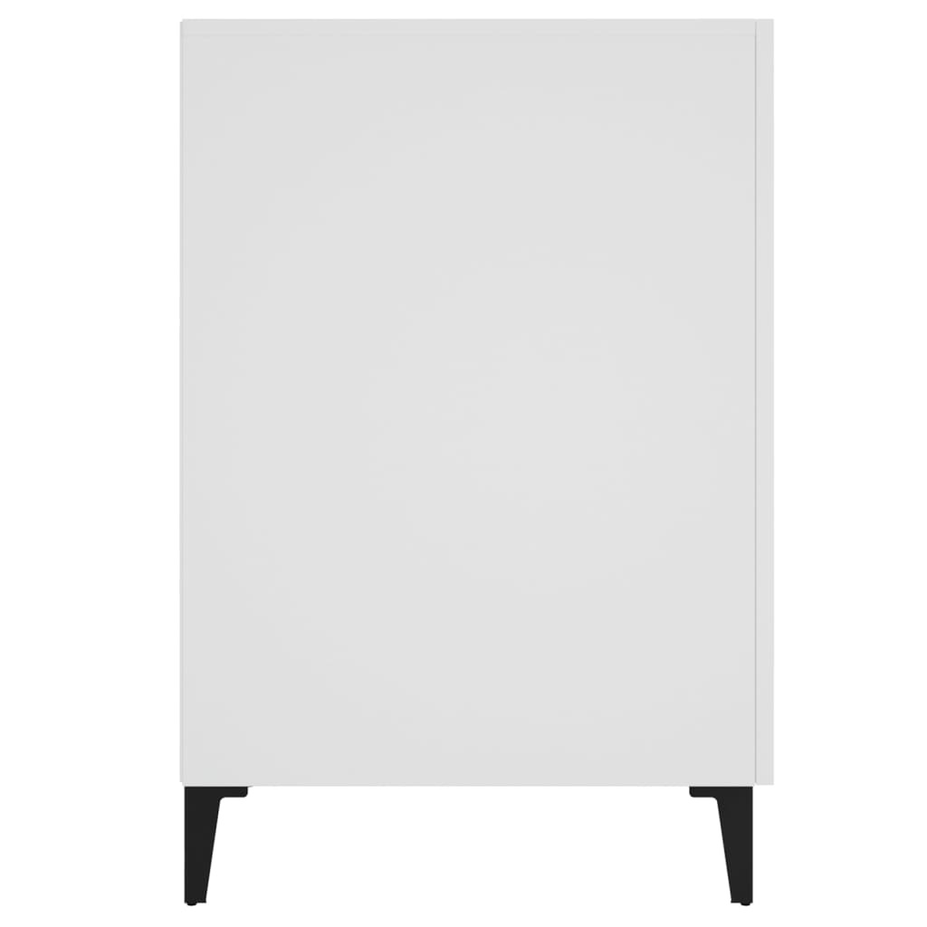 Writing desk, white, 140x50x75cm, engineered wood