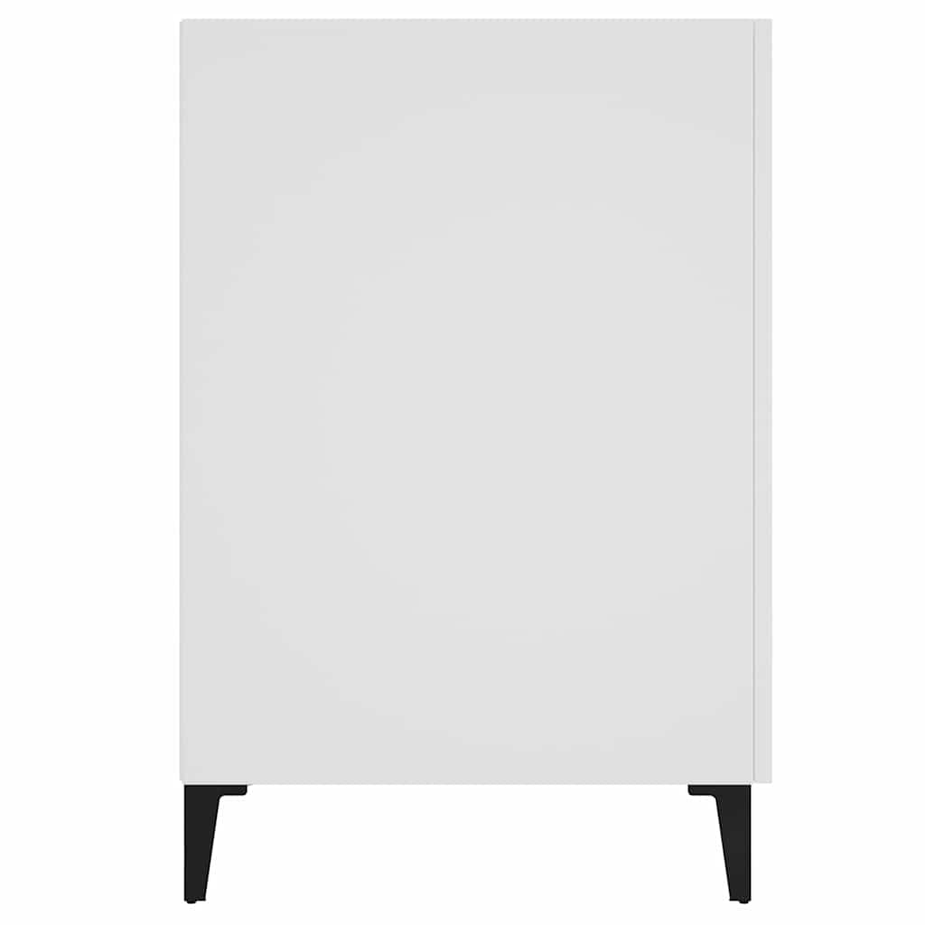 Rašomasis stalas, baltos spalvos, 140x50x75cm, apdirbta mediena