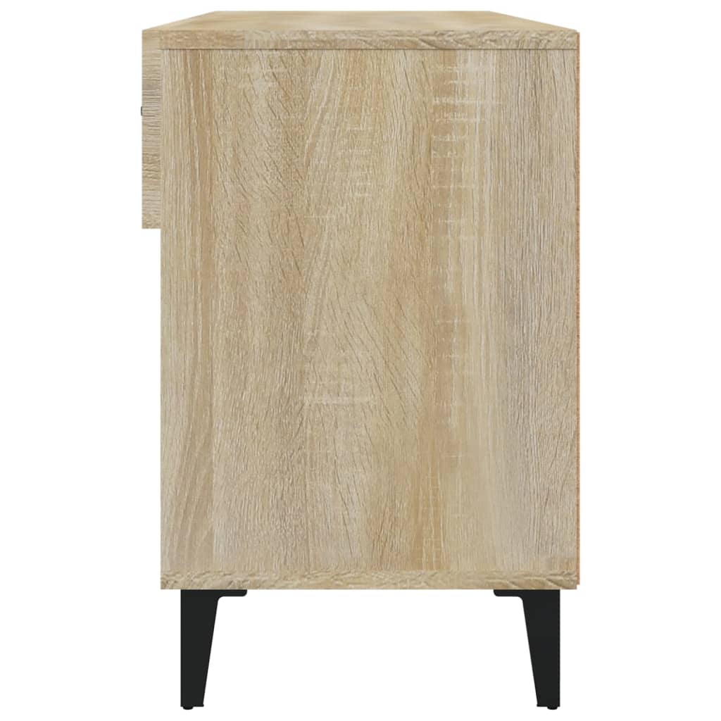 Shoe cabinet, oak, 102x35x55cm, engineered wood