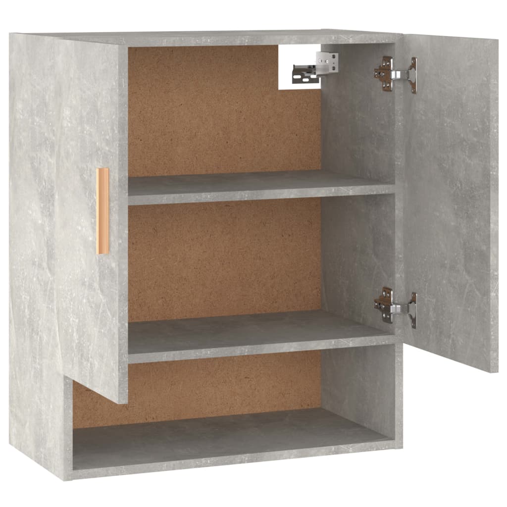 Wall cabinet, concrete grey, 60x31x70cm, engineered wood