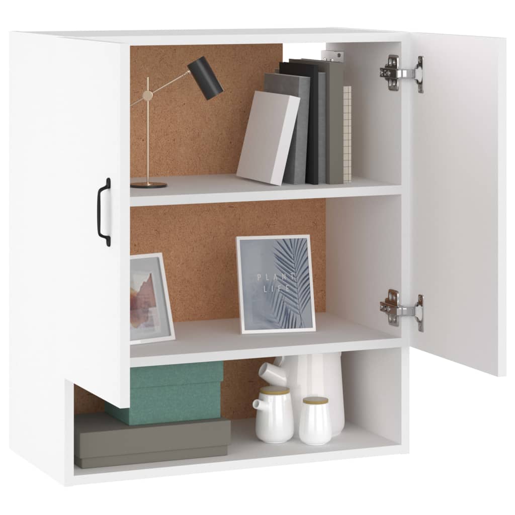 Wall cabinet, white, 60x31x70cm, engineered wood