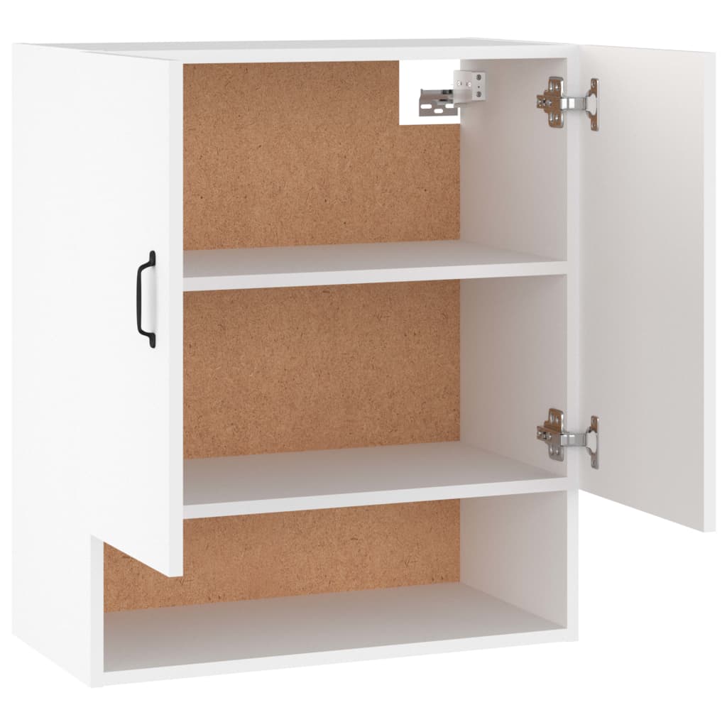 Wall cabinet, white, 60x31x70cm, engineered wood