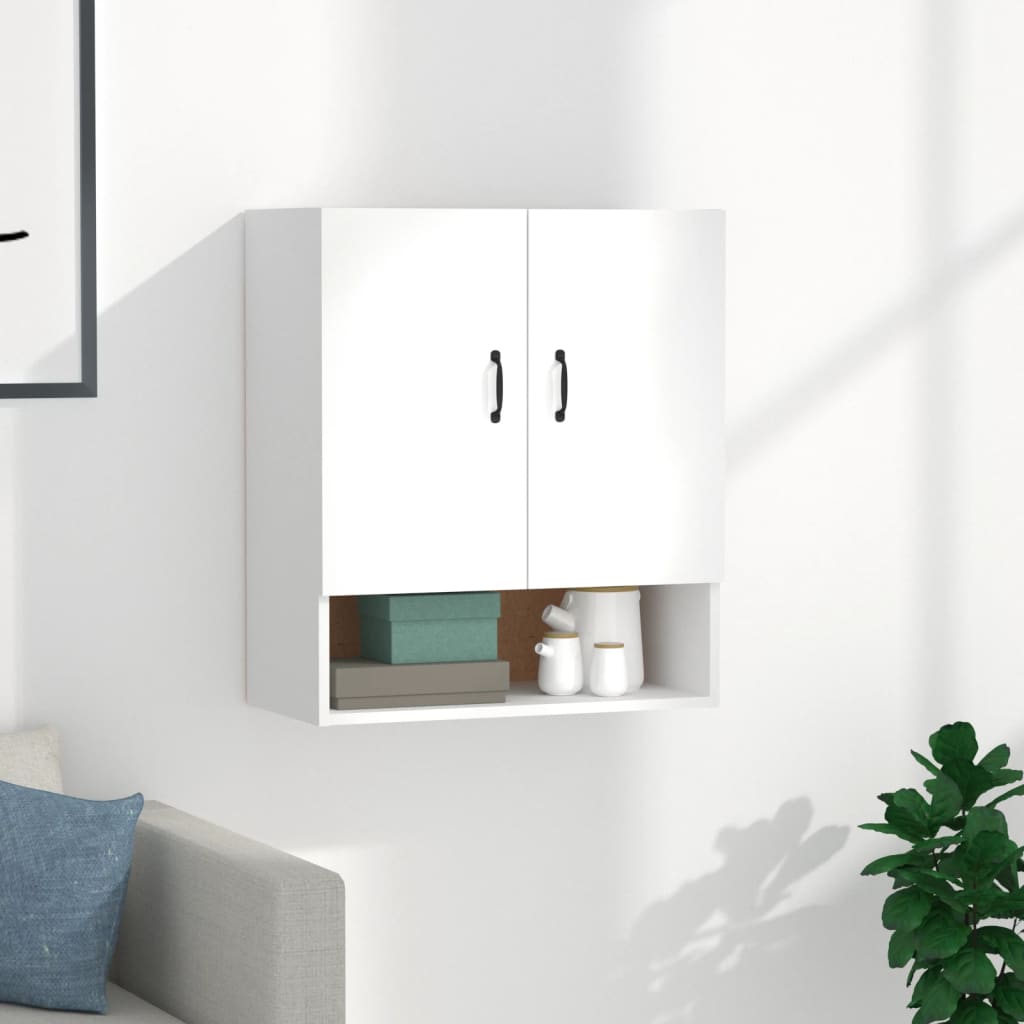 Wall cabinet, white, 60x31x70cm, engineered wood
