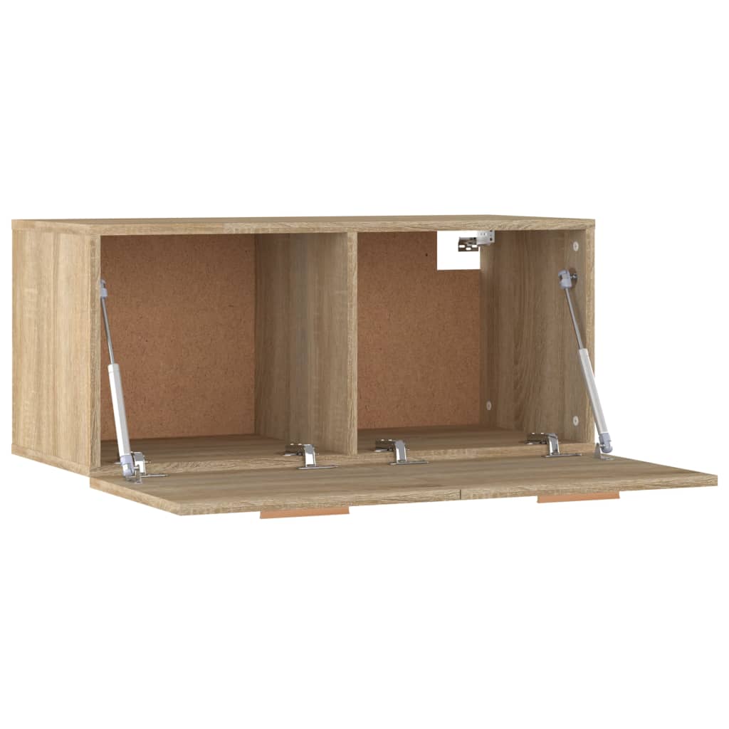 Wall cabinet, oak, 80x35x36.5cm, treated wood