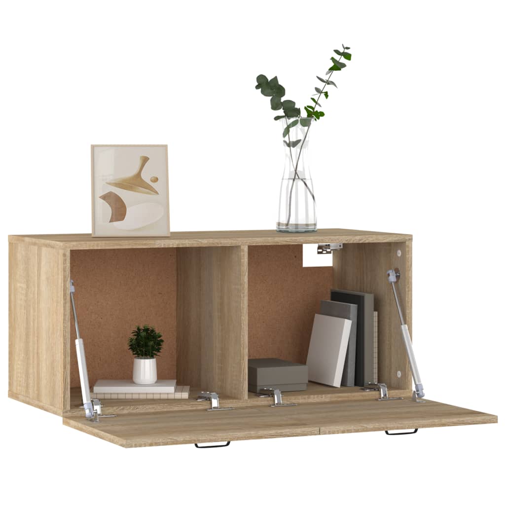 Wall cabinet, Sonoma oak, 80x36.5x35cm, engineered wood