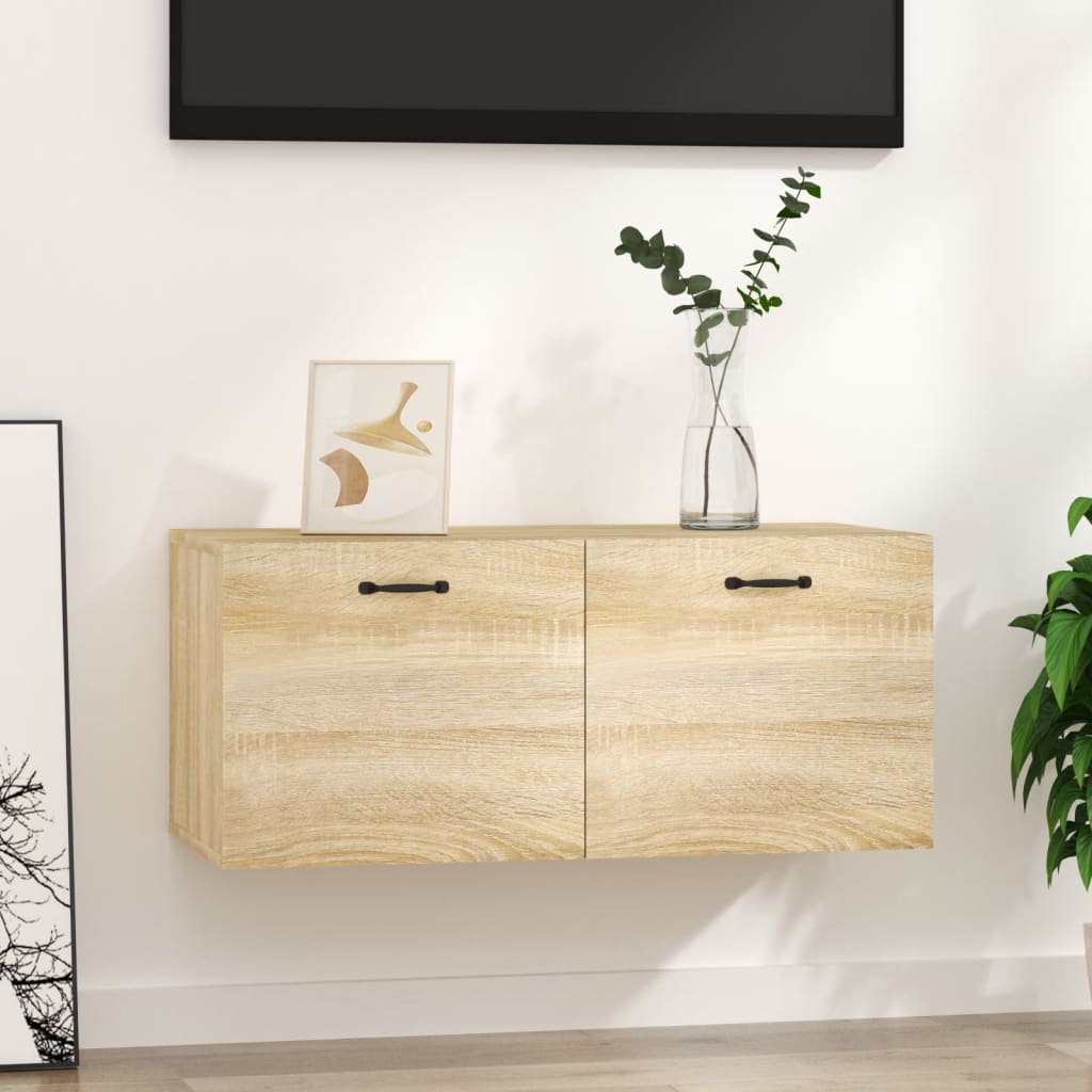 Wall cabinet, Sonoma oak, 80x36.5x35cm, engineered wood