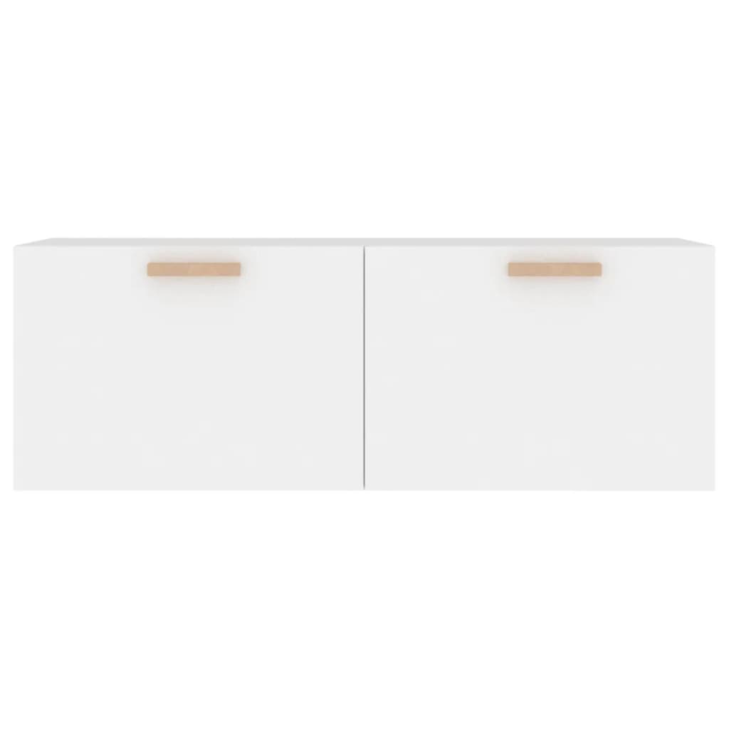 Wall cabinet, white, 100x36.5x35cm, engineered wood
