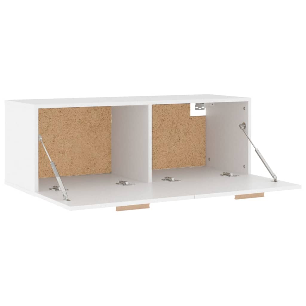 Wall cabinet, white, 100x36.5x35cm, engineered wood