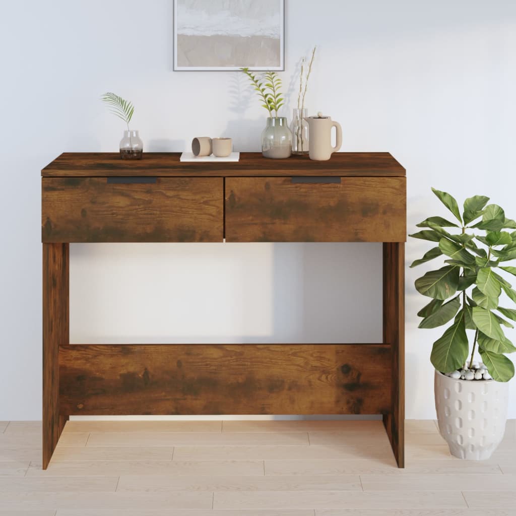 Console table ELLIOT, oak wood