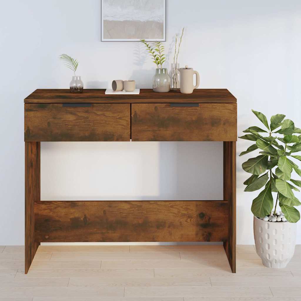 Console table ELLIOT, oak wood