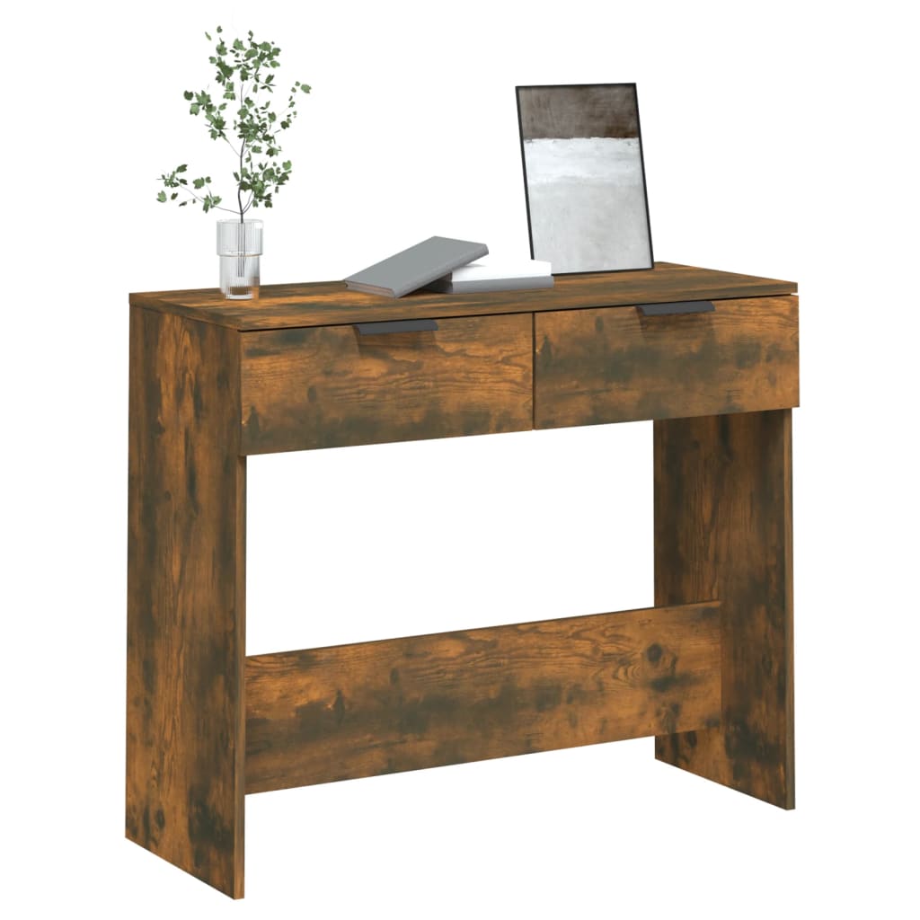 Console table ELLIOT, oak wood