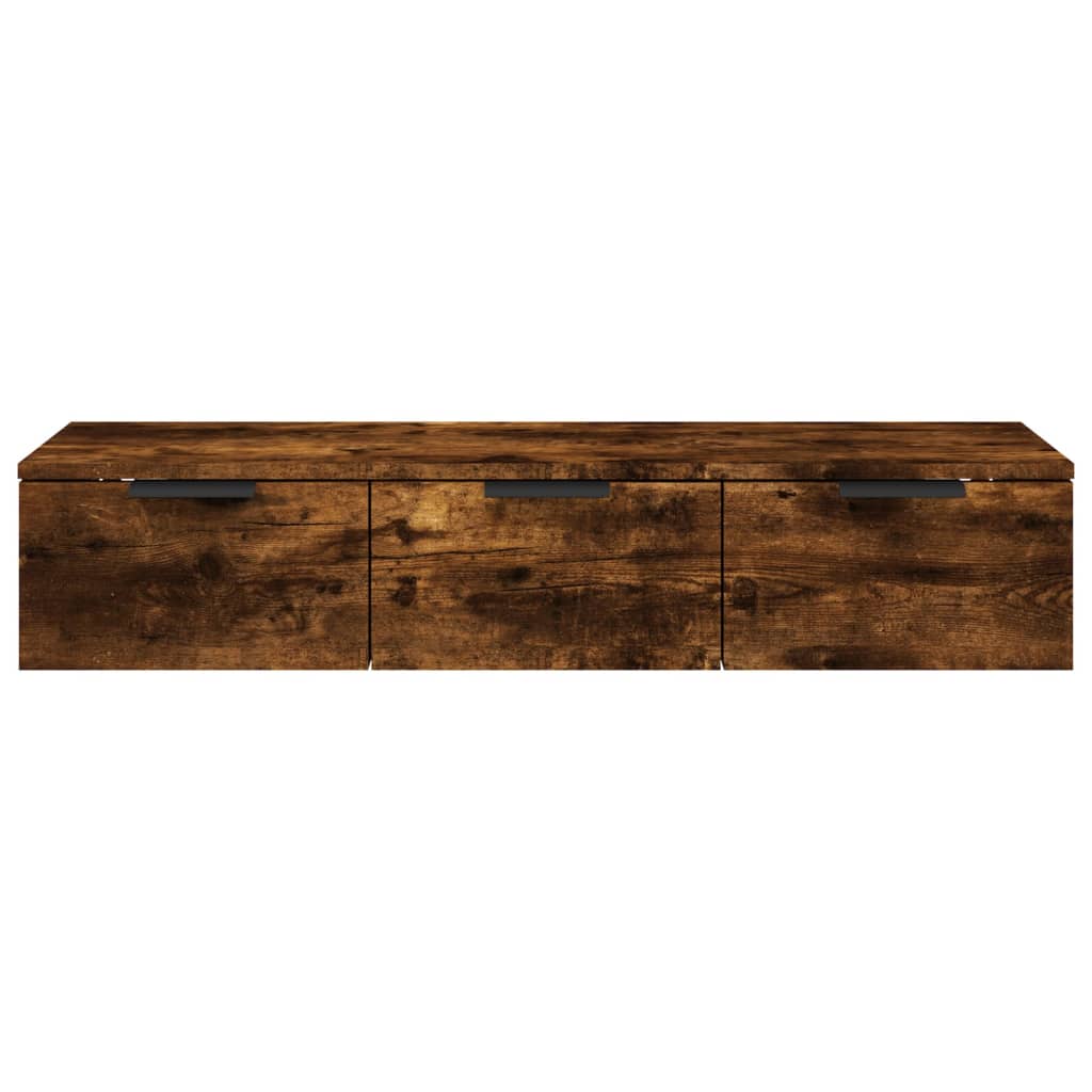 Sieninė spintelė, dūminio ąžuolo, 102x30x20cm, apdirbta mediena