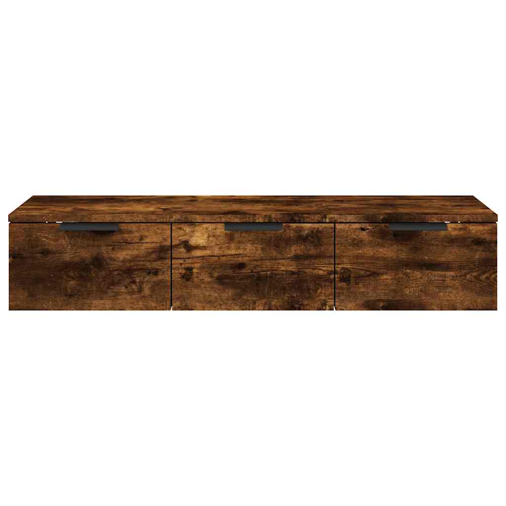Sieninė spintelė, dūminio ąžuolo, 102x30x20cm, apdirbta mediena