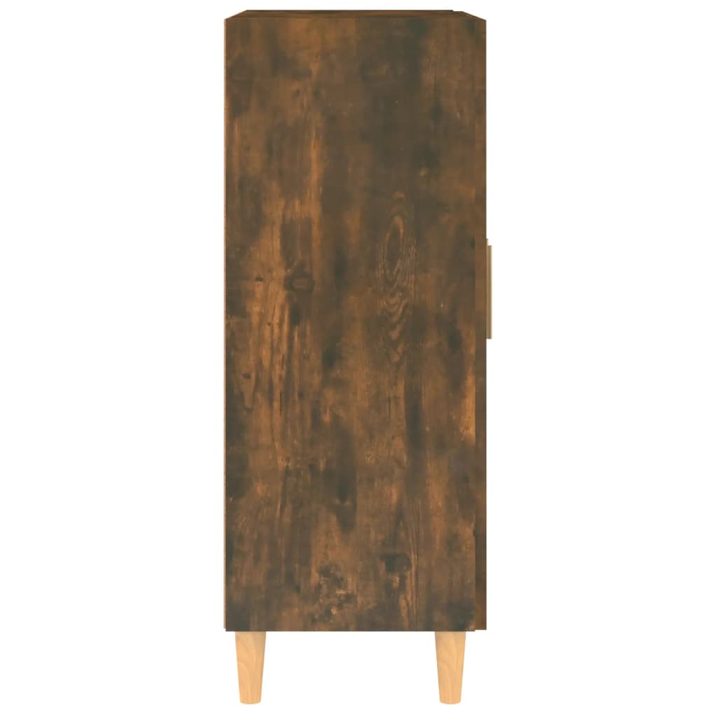 Šoninė spintelė, dūminio ąžuolo, 69,5x34x90cm, apdirbta mediena