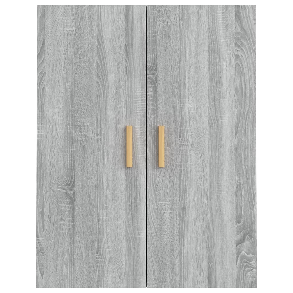 Wall-mounted cabinet, grey oak, 69.5x34x90cm