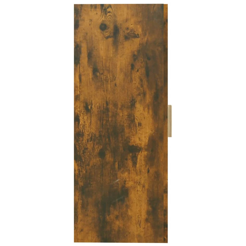 Piekaramais sienas skapis, dūmu ozols, 69,5x34x90cm