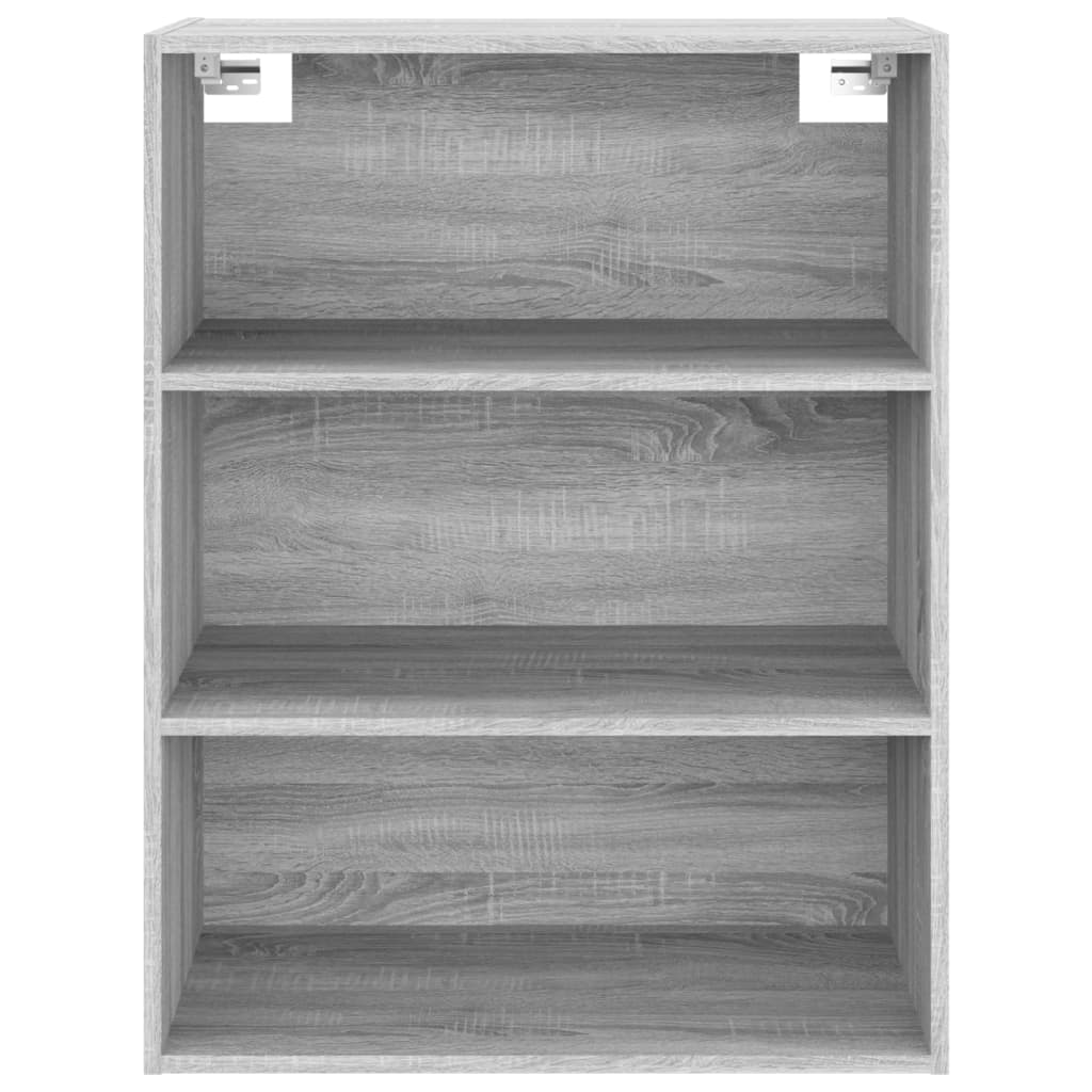Wall-mounted cabinet, grey oak, 69.5x32.5x90cm