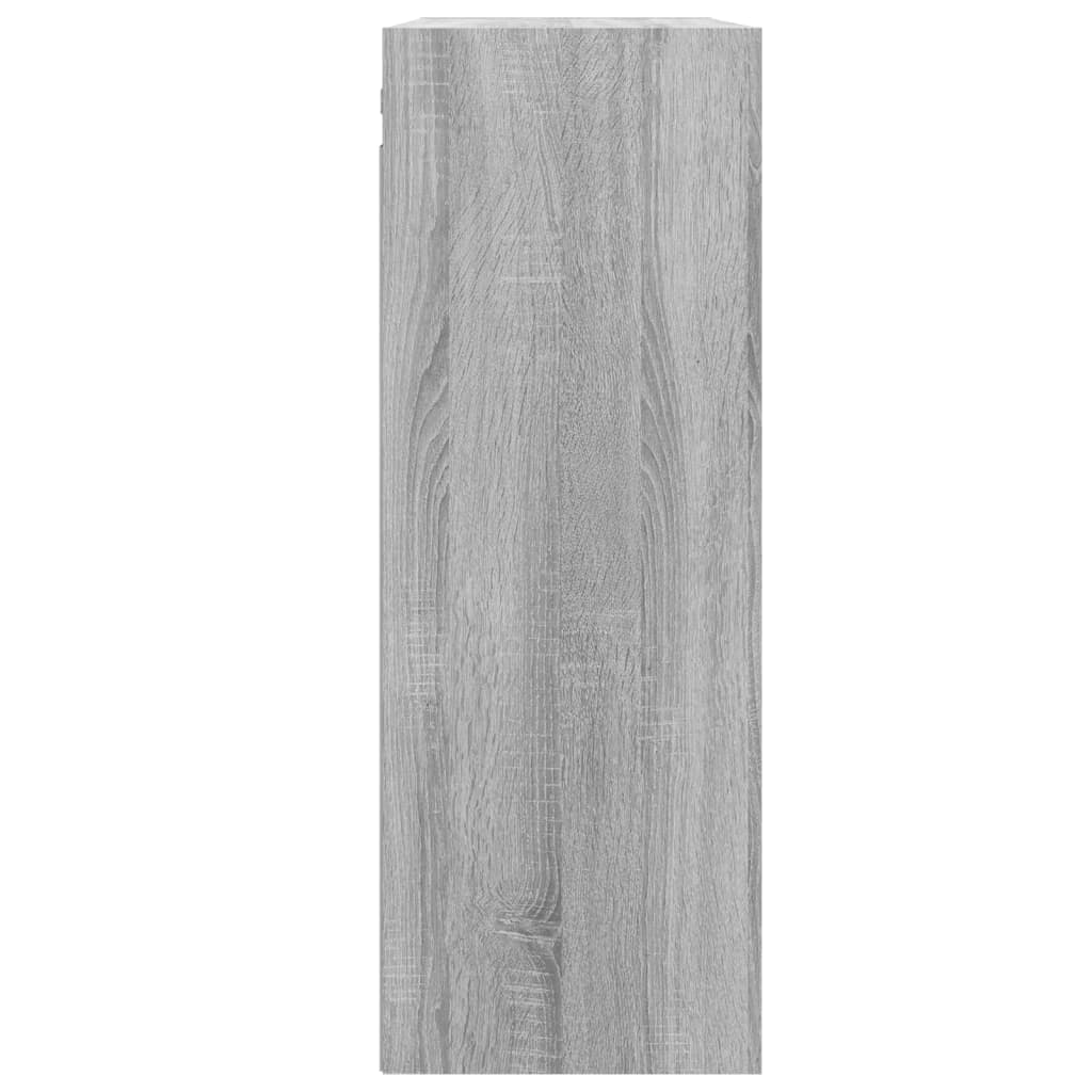 Wall-mounted cabinet, grey oak, 69.5x32.5x90cm