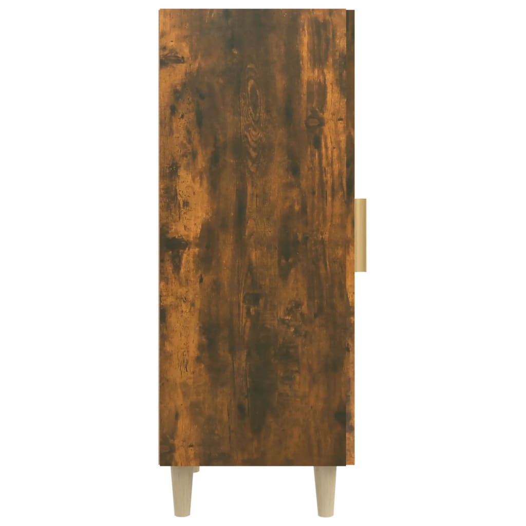 Side cabinet, smoky oak, 34.5x34x90cm, engineered wood