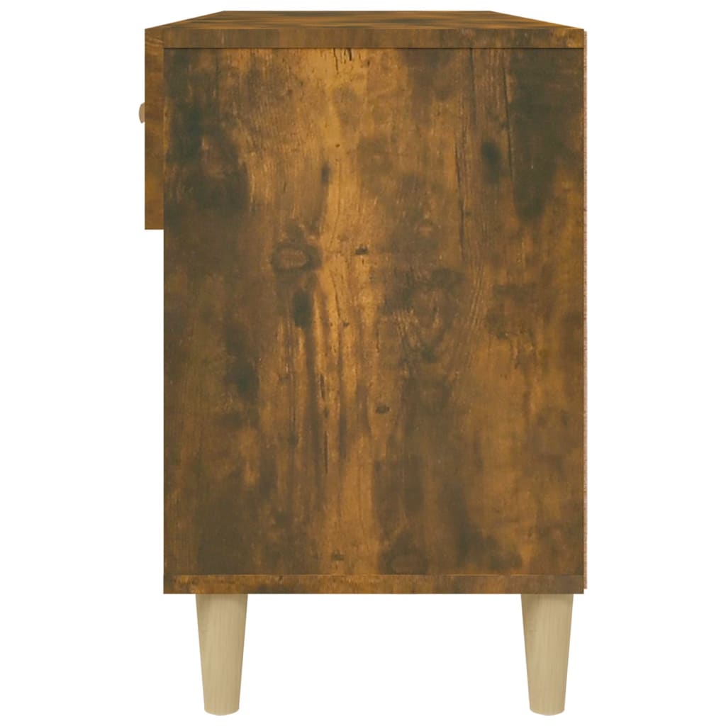 Apavu skapis, dūmu ozola, 102x35x55cm, apstrādāta koksne