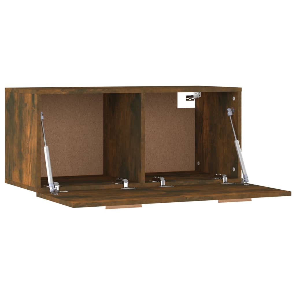 Wall cabinet, smoky oak, 80x35x36.5cm, wood