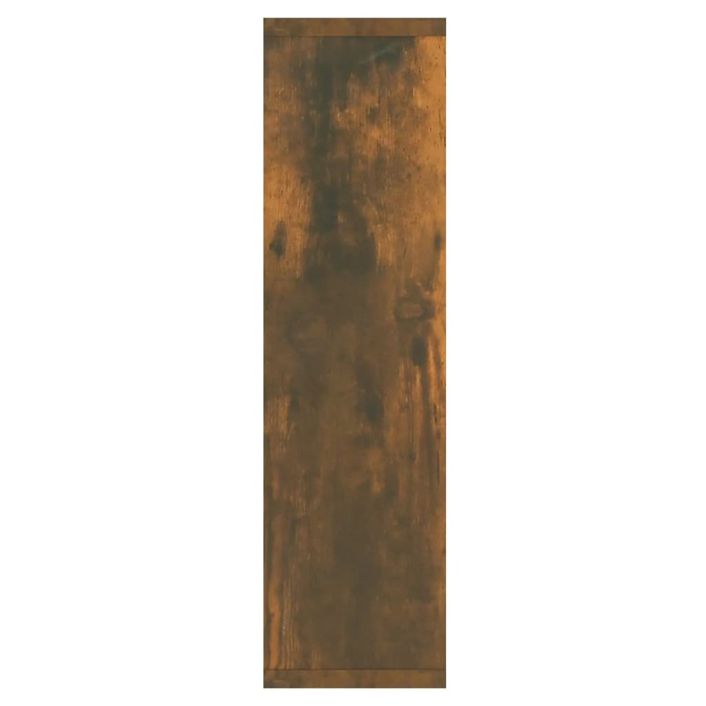 Spoguļskapītis ar LED, dūmu ozols, 76x15x55cm