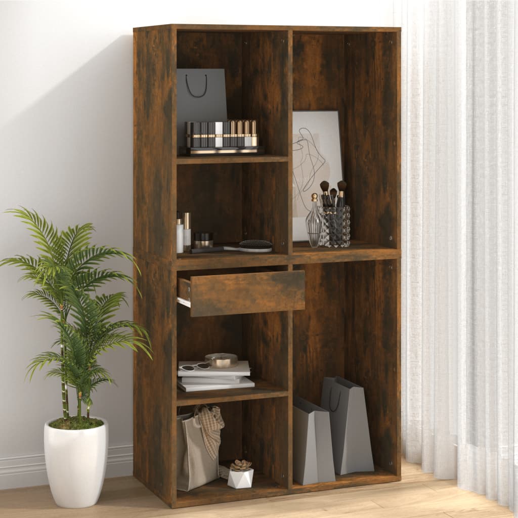 Cosmetic cabinet, smoky oak, 80x40x75cm, wood