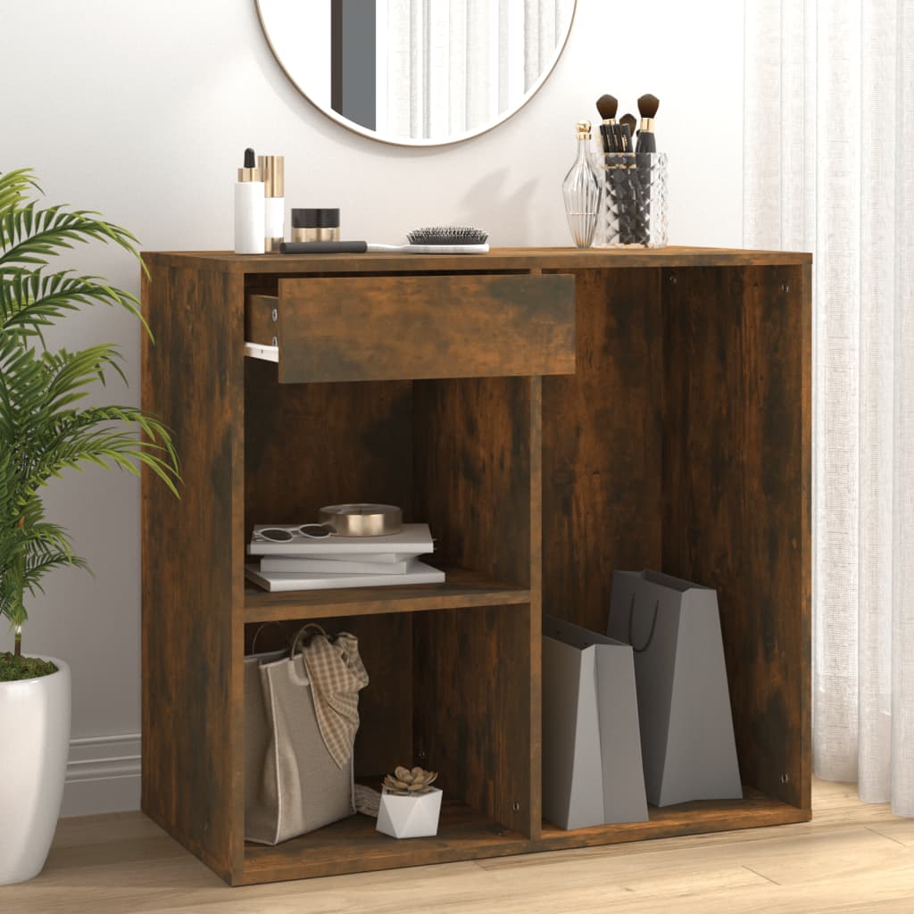 Cosmetic cabinet, smoky oak, 80x40x75cm, wood