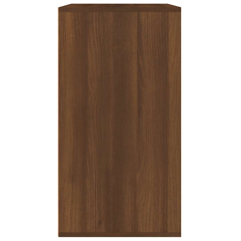 Kosmētikas skapītis, brūns ozols, 80x40x75cm, inženierijas koksne