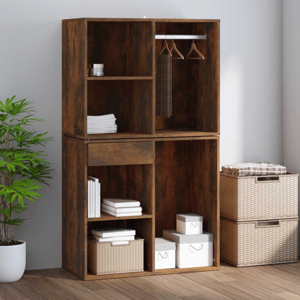 Cosmetic cabinet, smoky oak, 80x40x65cm, wood