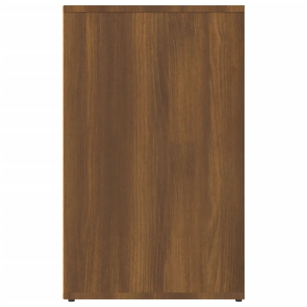 Cosmetic cabinet, brown oak, 80x40x65cm, engineered wood