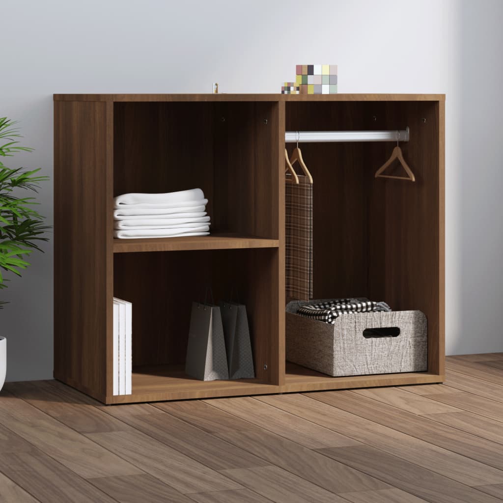 Cosmetic cabinet, brown oak, 80x40x65cm, engineered wood